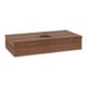 V&B Waschtischunterschrank mit Frontstruktur Antao 100x19x50cm, HL, WBP w. wal, w. wal-1