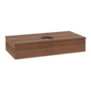 V&B Waschtischunterschrank mit Frontstruktur Antao 100x19x50cm, HL, WBP w. wal, w. wal