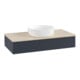 V&B Waschtischunterschrank mit Frontstruktur Antao 100x19x50cm, WBP botti., md bl. m Lac-4
