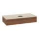 V&B Waschtischunterschrank mit Frontstruktur Antao 100x19x50cm, WBP-farbe botti., w. walnut-3
