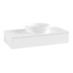 V&B Waschtischunterschrank mit Frontstruktur Antao 100x19x50cm, WBP-farbe Lac, wh. m Lac-3