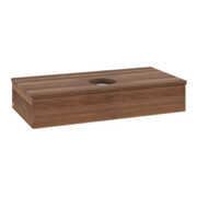 V&B Waschtischunterschrank mit Frontstruktur Antao 100x19x50cm, WBP-farbe w. wal, w. walnut-3