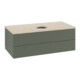 V&B Waschtischunterschrank mit Frontstruktur Antao 100x36x50cm, HL, WBP botti., le g. m Lac-1