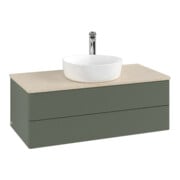 V&B Waschtischunterschrank mit Frontstruktur Antao 100x36x50cm, HL, WBP botti., le g. m Lac-3