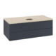V&B Waschtischunterschrank mit Frontstruktur Antao 100x36x50cm, HL, WBP botti., md b m Lac-3
