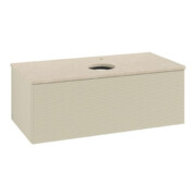 V&B Waschtischunterschrank mit Frontstruktur Antao 100x36x50cm, HL, WBP botti., si Gr m Lac