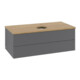 V&B Waschtischunterschrank mit Frontstruktur Antao 100x36x50cm, HL, WBP hon. Oa, A m Lac
