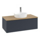 V&B Waschtischunterschrank mit Frontstruktur Antao 100x36x50cm, HL, WBP hon. Oa, md b m Lac-3