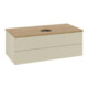 V&B Waschtischunterschrank mit Frontstruktur Antao 100x36x50cm, HL, WBP hon. Oa, si G m Lac-1