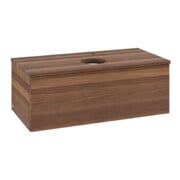 V&B Waschtischunterschrank mit Frontstruktur Antao 100x36x50cm, HL, WBP w. wal, w. wal-3