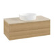 V&B Waschtischunterschrank mit Frontstruktur Antao 100x36x50cm, WBP-farbe botti., honey oak-3
