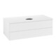 V&B Waschtischunterschrank mit Frontstruktur Antao 100x36x50cm, WBP-farbe Lac, wh. m Lac-4