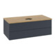 V&B Waschtischunterschrank mit Frontstruktur Antao 100x36x50cm, WBP hon. Oa, md bl. m Lac-3