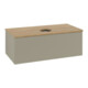 V&B Waschtischunterschrank mit Frontstruktur Antao 100x36x50cm, WBP hon. Oa, st. Gr m Lac-1