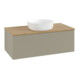 V&B Waschtischunterschrank mit Frontstruktur Antao 100x36x50cm, WBP hon. Oa, st. Gr m Lac-3