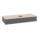 V&B Waschtischunterschrank mit Frontstruktur Antao 120x19x50cm, HL, WBP botti., A m Lac-1