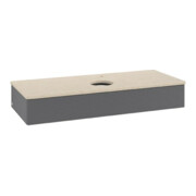 V&B Waschtischunterschrank mit Frontstruktur Antao 120x19x50cm, HL, WBP botti., A m Lac