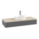 V&B Waschtischunterschrank mit Frontstruktur Antao 120x19x50cm, HL, WBP botti., A m Lac-3