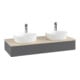 V&B Waschtischunterschrank mit Frontstruktur Antao 120x19x50cm, HL, WBP botti., A m Lac-3