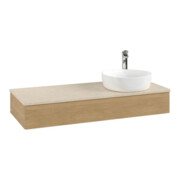 V&B Waschtischunterschrank mit Frontstruktur Antao 120x19x50cm, HL, WBP botti., hon. Oa