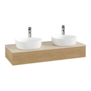 V&B Waschtischunterschrank mit Frontstruktur Antao 120x19x50cm, HL, WBP botti., hon. Oa-4