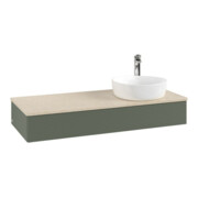 V&B Waschtischunterschrank mit Frontstruktur Antao 120x19x50cm, HL, WBP botti., le g. m Lac