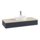 V&B Waschtischunterschrank mit Frontstruktur Antao 120x19x50cm, HL, WBP botti., md b m Lac-1