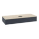 V&B Waschtischunterschrank mit Frontstruktur Antao 120x19x50cm, HL, WBP botti., md b m Lac-3
