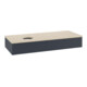 V&B Waschtischunterschrank mit Frontstruktur Antao 120x19x50cm, HL, WBP botti., md b m Lac-1