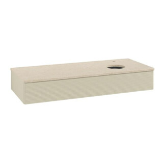 V&B Waschtischunterschrank mit Frontstruktur Antao 120x19x50cm, HL, WBP botti., si Gr m Lac
