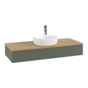 V&B Waschtischunterschrank mit Frontstruktur Antao 120x19x50cm, HL, WBP hon. Oa, le g. m La