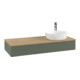 V&B Waschtischunterschrank mit Frontstruktur Antao 120x19x50cm, HL, WBP hon. Oa, le g. m La-1