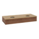 V&B Waschtischunterschrank mit Frontstruktur Antao 120x19x50cm, HL, WBP hon. Oa, w. wal-4