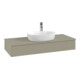 V&B Waschtischunterschrank mit Frontstruktur Antao 120x19x50cm, HL, WBP Lac, lea gre. m Lac-1
