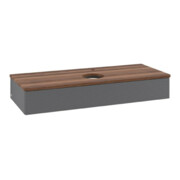 V&B Waschtischunterschrank mit Frontstruktur Antao 120x19x50cm, HL, WBP w wa, A m Lac