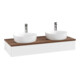 V&B Waschtischunterschrank mit Frontstruktur Antao 120x19x50cm, HL, WBP w. wal, wh. m Lac-1