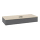 V&B Waschtischunterschrank mit Frontstruktur Antao 120x19x50cm, WBP botti., Anthrac. m Lac-1