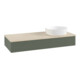 V&B Waschtischunterschrank mit Frontstruktur Antao 120x19x50cm, WBP botti., lea gre. m Lac-1