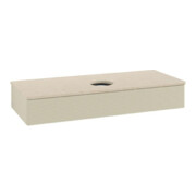 V&B Waschtischunterschrank mit Frontstruktur Antao 120x19x50cm, WBP botti., si Gr m Lac