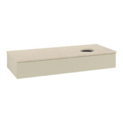V&B Waschtischunterschrank mit Frontstruktur Antao 120x19x50cm, WBP botti., si Gr m Lac