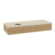 V&B Waschtischunterschrank mit Frontstruktur Antao 120x19x50cm, WBP-farbe botti., honey oak