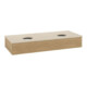 V&B Waschtischunterschrank mit Frontstruktur Antao 120x19x50cm, WBP-farbe botti., honey oak-1