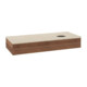 V&B Waschtischunterschrank mit Frontstruktur Antao 120x19x50cm, WBP-farbe botti., w. walnut-1