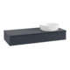 V&B Waschtischunterschrank mit Frontstruktur Antao 120x19x50cm, WBP-farbe Lac, md bl. m Lac-1