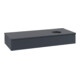 V&B Waschtischunterschrank mit Frontstruktur Antao 120x19x50cm, WBP-farbe Lac, md bl. m Lac-3