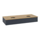 V&B Waschtischunterschrank mit Frontstruktur Antao 120x19x50cm, WBP hon. Oa, md bl. m Lac-3