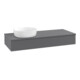 V&B Waschtischunterschrank mit Frontstruktur Antao 120x19x50cm, WBP Lac, Anthrac. m Lac-3