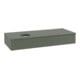 V&B Waschtischunterschrank mit Frontstruktur Antao 120x19x50cm, WBP Lac, lea gre. m Lac-3