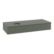 V&B Waschtischunterschrank mit Frontstruktur Antao 120x19x50cm, WBP Lac, lea gre. m Lac-3