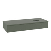 V&B Waschtischunterschrank mit Frontstruktur Antao 120x19x50cm, WBP Lac, lea gre. m Lac-3
